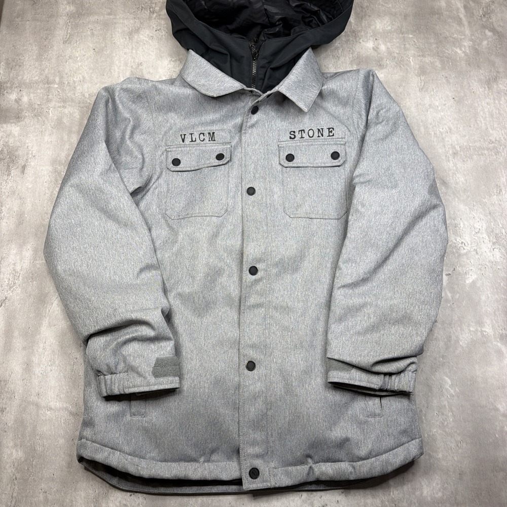 New Volcom Neolithic Insulated Jacket Size 14Y Youth XL 10k Waterproof Ski Board